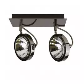 210328*** Светильник VARIETA 9 G9*2 ЧЕРНЫЙ ХРОМ (в комплекте)