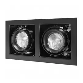214028 Светильник CARDANO 16Х2 MR16/HP16 ЧЕРНЫЙ (в комплекте)