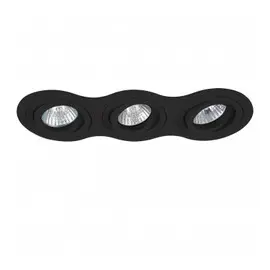 214237*** Светильник INTERO 16 HP16х3 ЧЕРНЫЙ (в комплекте)