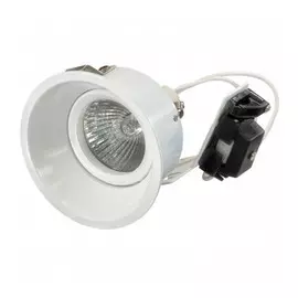 214606 Светильник DOMINO ROUND МR16 БЕЛЫЙ (в комплекте)