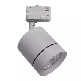301594 Светильник для 3-фазного трека CANNO LED 15W 960LM 30G СЕРЫЙ 4000K IP20 (в комплекте)