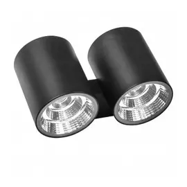 372572 Светильник PARO LED 2*2*15W 4700LM 15G ЧЕРНЫЙ 3000K IP65 (в комплекте)