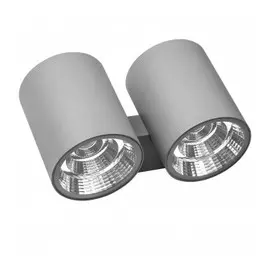 372592 Светильник PARO LED 2*2*15W 4700LM 15G СЕРЫЙ 3000K IP65 (в комплекте)
