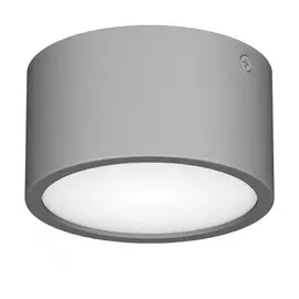 380193 Светильник ZOLLA CYL LED-RD 8W 640LM СЕРЫЙ 3000K IP65 (в комплекте)