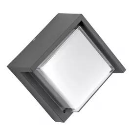 382294 Светильник PALETTO QUAD LED 15W 550LM 180G СЕРЫЙ 4000K IP54 (в комплекте)