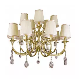 691152 (MD700002-10+5) Люстра подв CAPPA 15x40W E14 ЗОЛОТО (в комплекте)