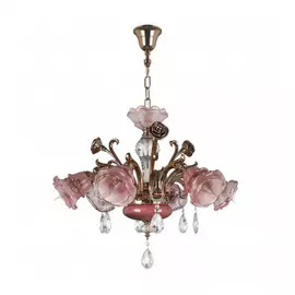 696062 (MD00078-6) Люстра ROSATA 6х60W E14 ЗОЛОТО (в комплекте)