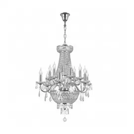 700164 (MD000008-16) Люстра подвесная CLASSIC 16х60W E14 ХРОМ (в комплекте)