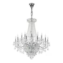 700294 (MD000008-29) Люстра подвесная CLASSIC 29х60W E14 ХРОМ (в комплекте)