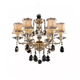 701061 (MD200007-6) Люстра подвесная FIOCCO 6х40W E14 ЗОЛОТО (в комплекте)