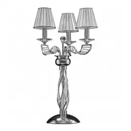 702934 (MT200002-3) Настольная лампа ALVEARE 3х40W E14 ХРОМ (в комплекте)