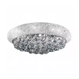 704174 (MX 300022-17) Люстра потолочная MONILE 17х40W E14 ХРОМ (в комплекте)