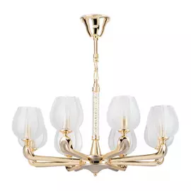 706082 (MDXJ69050/8) Люстра DELTA 8х40W E14 ЗОЛОТО (в комплекте)