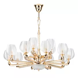 706152 (MDXJ69050/15) Люстра DELTA 15х40W E14 ЗОЛОТО (в комплекте)