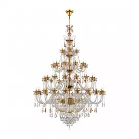 710572 (MD800003-57) Люстра TESORO 57х40W E14 ЗОЛОТО (в комплекте)