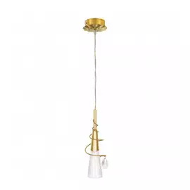 711011 (SD1105/1) Люстра AEREO 1х25W G9 МАТОВОЕ ЗОЛОТО (в комплекте)