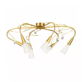 711061 (SX1105/6) Люстра AEREO 6х25W G9 МАТОВОЕ ЗОЛОТО (в комплекте)