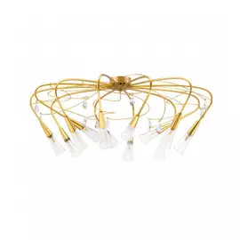 711121 (SX1105/12) Люстра AEREO 12х25W G9 МАТОВОЕ ЗОЛОТО (в комплекте)