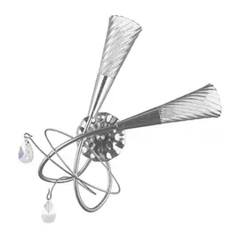 711639*** (SB1105/2R) Бра AEREO 2х25W G9 Silver foil (в комплекте)