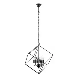 732367 (SD1377/6) Люстра GABBIA 6х40W E14 ЧЕРНЫЙ (в комплекте)