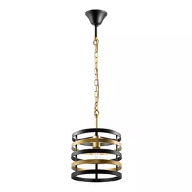 735010 (SD1509/1) Люстра EPSILON 1х40W E27 ЧЕРНЫЙ/ЗОЛОТО (в комплекте)