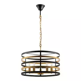 735050 (SD1509/5) Люстра EPSILON 5х40W E14 ЧЕРНЫЙ/ЗОЛОТО (в комплекте)