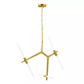 742063 (1373/6) Люстра STRUTTURA 6х40W G9 ЗОЛОТО МАТОВЫЙ (в комплекте)