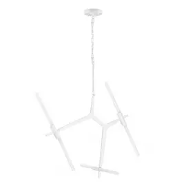 742066 (1373/6) Люстра STRUTTURA 6х40W G9 БЕЛЫЙ МАТОВЫЙ (в комплекте)