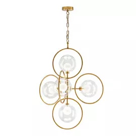 745053 (1364/5) Люстра ALFA 5х40W G9 МАТОВОЕ ЗОЛОТО (в комплекте)