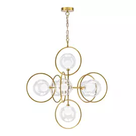 745073 (1364/7) Люстра ALFA 7х40W G9 МАТОВОЕ ЗОЛОТО (в комплекте)