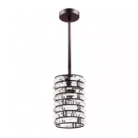 746018 (1240/1) Люстра AMERIGO 1х40W E14 УМБРА ПРОЗРАЧНЫЙ (в комплекте)