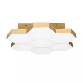 750071 (MX13003032-7А) Люстра потол FAVO LED-35W 1680LM Satin Gold 3000K (в комплекте)