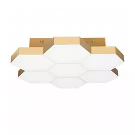 750073 (MX13003032-7А) Люстра потол FAVO LED-35W 1680LM Satin Gold 4000K (в комплекте)