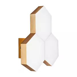 750631 (MВ13003032-3А) Бра FAVO LED-15W 720LM Satin Gold 3000K (в комплекте)