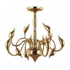 751022 (MX8098-12A) Люстра потол. Cigno collo 12х20W G4 ЗОЛОТО (в комплекте)