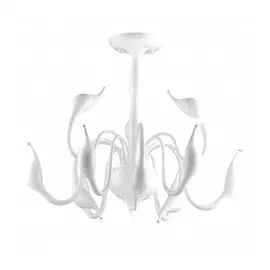 751026 (MX8098-12A) Люстра потол. Cigno collo 12х20W G4 БЕЛЫЙ (в комплекте)