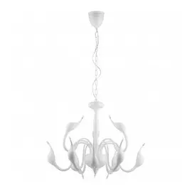 751126 (MD8098-12A WH) Люстра подвесная Cigno collo 12х20W G4 БЕЛЫЙ (в комплекте)