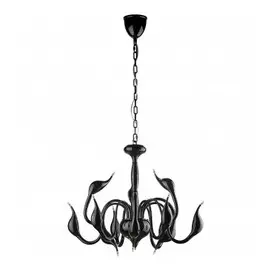 751127 (MD8098-12A BK) Люстра подвесная Cigno collo 12х20W G4 ЧЕРНЫЙ (в комплекте)