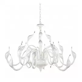 751246 (MD8098-24A WT) Люстра подв. Cigno collo 24х20W G4 БЕЛЫЙ (в комплекте)