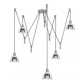 761054 (MD17003036-5A) Люстра ACROBATA 5х40W E14 ХРОМ (в комплекте)