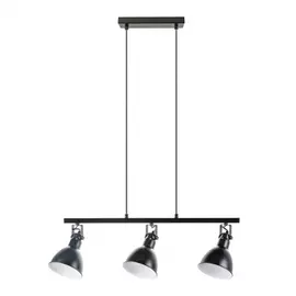 761137 (MD9114-3A ) Люстра ACROBATA 3х40W E14 ЧЕРНЫЙ (в комплекте)