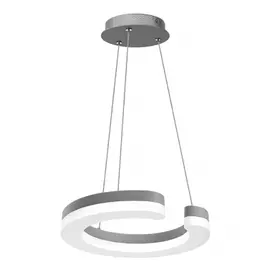 763149 Подвес UNITARIO 11,5W LED 1265LM СЕРЕБРО МАТОВЫЙ 4000K (в комплекте)