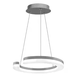 763239 Подвес UNITARIO 24W LED 2640LM СЕРЕБРО МАТОВЫЙ 3000K (в комплекте)