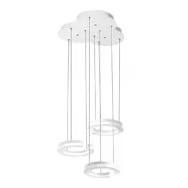 763346 Подвес UNITARIO 34.5W LED 3795LM БЕЛЫЙ МАТОВЫЙ 4000K (в комплекте)