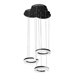 763347 Подвес UNITARIO 34.5W LED 3795LM ЧЕРНЫЙ МАТОВЫЙ 4000K (в комплекте)