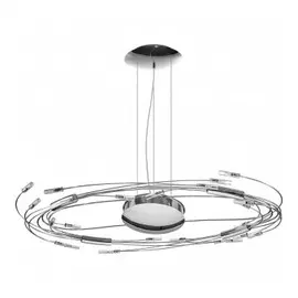 784344 (SD1165/24) Люстра OVALE 24х20W G4 12V ХРОМ (в комплекте)