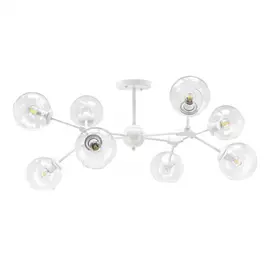 785086 (SX1374-8B) Люстра BETA 8x40W E27 БЕЛЫЙ (в комплекте)