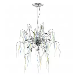 792154 (9201/15А) Люстра подвесная MOCCO 15х40W G9 ХРОМ (в комплекте)