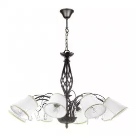 796188*** (SD1115-8) Люстра ESEDRA 8x40W E27 BROWN ткань (в комплекте)