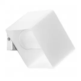 801610 (MB328-1W) Светильник настенный PEZZO 1х40W G9 ХРОМ/БЕЛЫЙ (в комплекте)